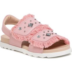 Sandały NATURINO - Almana 0010502707.01.0M02 D Rosa. Różowe sandały dziewczęce Naturino, ze skóry, bez zapięcia. Za 499,00 zł.