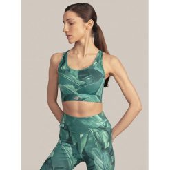 Biustonosz sportowy do jogi. Biustonosze sportowe damskie s, bez wzorów, z dzianiny, na jogę i pilates. Za 149,99 zł.