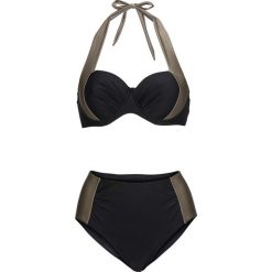 Bez Kategorii: Bikini na fiszbinach (2 części) bonprix czarno-jasnooliwkowy