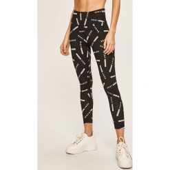 Dkny - Legginsy. Czarne spodnie damskie DKNY, s, bez wzorów, z elastanu. W wyprzedaży za 199,90 zł.