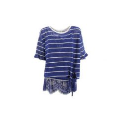 Swetry Twin Set YS83BD. Niebieskie swetry damskie Twin Set, xl, bez wzorów, bez rękawów, bez kaptura. Za 628,45 zł.