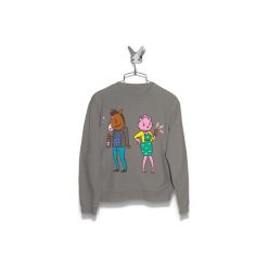 Bluza Bojack Horseman and Princess Carolynn Męska. Czarne bluzy męskie Failfake, s, bez wzorów, bez kołnierzyka, bez rękawów, bez kaptura. Za 170,00 zł.