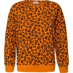 Bluza DEHA EASY. Pomarańczowe bluzy damskie Deha, bez wzorów, z bawełny, bez rękawów, bez kaptura. W wyprzedaży za 218,00 zł.
