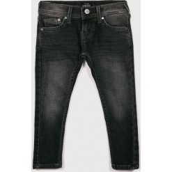 Pepe Jeans - Jeansy dziecięce Finly 92-178/180 cm. Szare spodnie chłopięce Pepe Jeans, bez wzorów, z elastanu. W wyprzedaży za 179,90 zł.