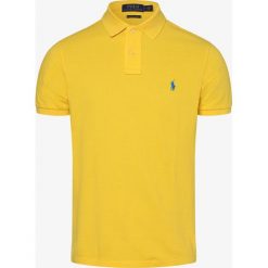 Polo Ralph Lauren - Męska koszulka polo – Custom Slim Fit, zielony. Zielone koszulki męskie Polo Ralph Lauren, m, z haftami, sportowe, bez rękawów. Za 449,95 zł.