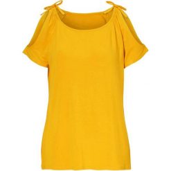 Cellbes Bluzka żółty female żółty 38/40. Żółte bluzki damskie Cellbes, bez wzorów, z dżerseju, bez kołnierzyka. W wyprzedaży za 45,00 zł.