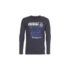 T-shirty z długim rękawem Gaudi GHERA. Niebieskie t-shirty męskie marki Gaudi, s, bez wzorów, bez kołnierzyka, długie. Za 103,20 zł.