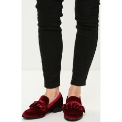 Missguided - Mokasyny. Brązowe mokasyny damskie marki Missguided, z materiału. W wyprzedaży za 119,90 zł.
