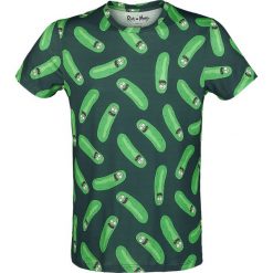 Rick And Morty Pickle Rick T-Shirt wielokolorowy. Zielone koszulki męskie marki Rick And Morty, l, z nadrukiem, z okrągłym kołnierzem. Za 99,90 zł.