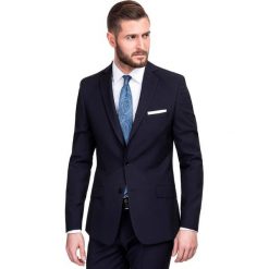 Marynarka LEONARDO GGGS900033. Czarne marynarki męskie Giacomo Conti, m, bez wzorów, z elastanu, eleganckie. Za 1498,00 zł.
