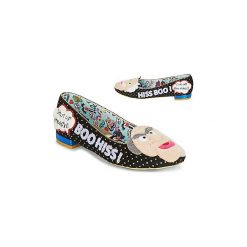 Czółenka Irregular Choice BOO! HISS!. Czarne czółenka damskie Irregular Choice, bez wzorów, bez obcasa. Za 468,30 zł.