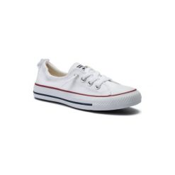 CONVERSE C537084. Białe trampki i tenisówki damskie Converse, z materiału. Za 199,99 zł.