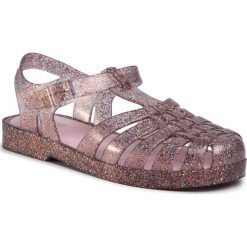 Sandały MELISSA - Possesion Fluor Editi 33276 Glitter Misto/Pink 53810. Różowe klapki damskie Melissa, bez wzorów, z tworzywa sztucznego, bez obcasa. Za 319,00 zł.
