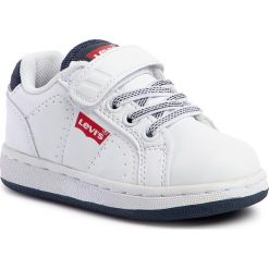 Sneakersy LEVI'S - VADS0011S White 0061. Białe półbuty dziewczęce Levi's®, bez wzorów, ze skóry ekologicznej, na rzepy. Za 149,00 zł.