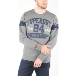 SuperDry Bluza Szary. Szare bluzy męskie Superdry, m, z haftami, z bawełny, bez kołnierzyka, bez rękawów, bez kaptura. Za 352,95 zł.