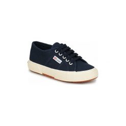 Buty Dziecko Superga 2750 KIDS. Niebieskie trampki dziewczęce Superga, bez wzorów, bez zapięcia. Za 208,74 zł.