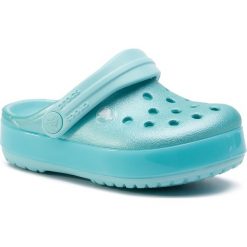 Klapki CROCS - Crocband Ice Pop Clog K 205793 Ice Blue. Niebieskie sandały dziewczęce Crocs, z tworzywa sztucznego, bez zapięcia. W wyprzedaży za 129,00 zł.