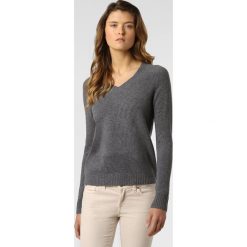 Franco Callegari - Damski sweter z wełny merino, szary. Szare swetry damskie Franco Callegari, xxl, bez wzorów, z wełny, eleganckie, bez rękawów, bez kaptura. Za 249,95 zł.