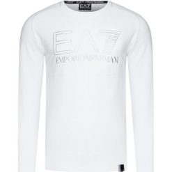 T-shirt EA7 EMPORIO ARMANI Biały. Białe t-shirty męskie marki EA7 Emporio Armani, z materiału, z okrągłym kołnierzem. Za 228,00 zł.