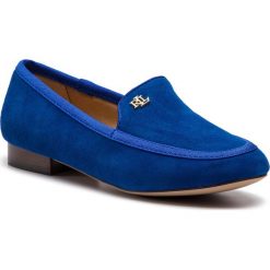 Lordsy LAUREN RALPH LAUREN - Clair 802729662003 Csblu/Csbl. Niebieskie półbuty damskie Lauren Ralph Lauren, na co dzień, bez wzorów, ze skóry, bez obcasa, na obcasie, bez zapięcia. Za 519,00 zł.