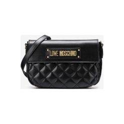Love Moschino Cross body bag Czarny. Czarne torebki klasyczne damskie Love Moschino, w paski, z materiału, bez dodatków. Za 800,95 zł.