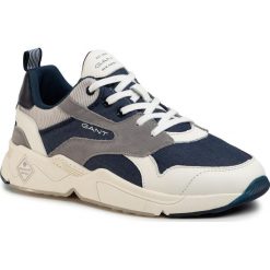 Sneakersy GANT - NIcewill 20631533 Multi Blue G663. Niebieskie sneakersy męskie GANT, na co dzień, bez wzorów, ze skóry, bez zapięcia. Za 499,00 zł.