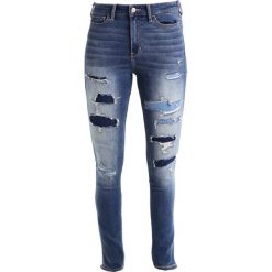 Hollister Co. SCULPT Jeans Skinny Fit destroyed denim. Szare jeansy damskie marki Hollister Co., z elastanu. W wyprzedaży za 149,40 zł.