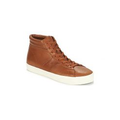 Buty Polo Ralph Lauren SHAW. Pomarańczowe trampki męskie Polo Ralph Lauren, bez wzorów, bez zapięcia. Za 519,00 zł.