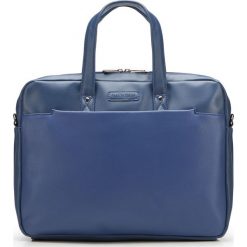 Torba na laptopa 87-3P-503-N. Niebieskie torby na laptopa marki Wittchen, w paski. Za 279,00 zł.