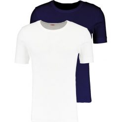 Armor lux LOT DE HERITAGE Tshirt basic blanc/rich navy. Czarne koszulki polo męskie Armor lux, l, z bawełny. Za 229,00 zł.