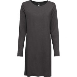 Sukienka bonprix antracytowy. Szare sukienki damskie bonprix, bez wzorów, bez kołnierzyka, bez rękawów. Za 44,99 zł.