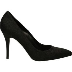 Czółenka - 1000-90 T NER. Czarne buty ślubne damskie Venezia, ze skóry. Za 249,00 zł.