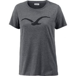 Koszulka "Möwe" w kolorze czarnym. Czarne koszulki damskie Street Wear, na co dzień, xs, z nadrukiem, z okrągłym kołnierzem, bez rękawów. W wyprzedaży za 60,95 zł.