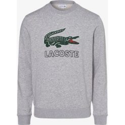 Lacoste - Męska bluza nierozpinana, szary. Szare bluzy męskie Lacoste, s, z haftami, klasyczne, bez kołnierzyka, bez rękawów, bez kaptura. Za 469,95 zł.