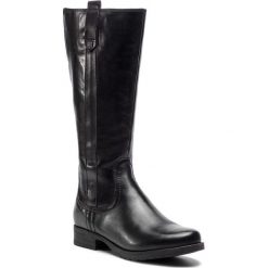 Oficerki LASOCKI - WI16-18040 Czarny. Czarne kozaki damskie Lasocki, ze skóry, przed kolano, na wysokim obcasie, na obcasie, bez zapięcia. Za 299,99 zł.