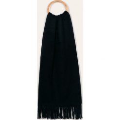 Scotch & Soda - Szal. Niebieskie szaliki damskie Scotch & Soda, bez wzorów, z wełny. W wyprzedaży za 199,90 zł.