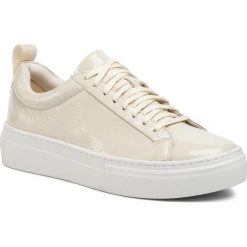 Sneakersy VAGABOND - Zoe Platfo 4827-260-02 Off White. Brązowe półbuty damskie Vagabond, ze skóry. Za 419,00 zł.
