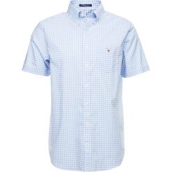 GANT BROADCLOTH GINGHAM Koszula capri blue. Niebieskie koszule męskie GANT, m, z bawełny. Za 359,00 zł.