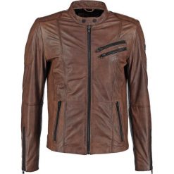 Kurtki męskie bomber: Freaky Nation DAVIDSON Kurtka skórzana wood
