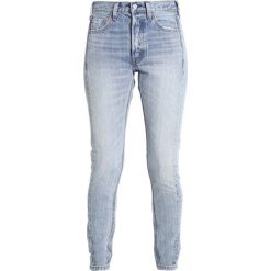 Levi's® 501 SKINNY ALTERED Jeans Skinny Fit rough edge. Niebieskie jeansy damskie marki Levi's®, z bawełny. W wyprzedaży za 234,50 zł.