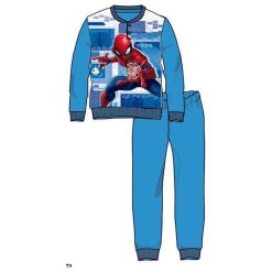 Disney By Arnetta Piżama Chłopięca Spiderman 98 Jasnoniebieski. Niebieskie bielizna chłopięca Disney By Arnetta, z motywem z bajki, bez rękawów. Za 59,00 zł.
