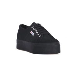 Buty Superga COTU FULL BLACK UP AND DOWN. Czarne trampki i tenisówki damskie Superga, bez wzorów, bez zapięcia. Za 286,42 zł.