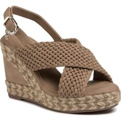 Espadryle XTI - 44116 Taupe. Pomarańczowe espadryle damskie Xti, bez wzorów, z tworzywa sztucznego, bez obcasa, na obcasie. W wyprzedaży za 169,00 zł.