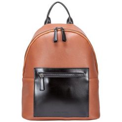 Smith & Canova Plecak Męski Brązowy. Pomarańczowe plecaki męskie marki Smith & Canova, bez wzorów. Za 583,00 zł.