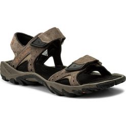 Sandały COLUMBIA - Santiam 2 Strap BM4624 Mud/Heatwave 255. Pomarańczowe klapki męskie Columbia, ze skóry, bez zapięcia. W wyprzedaży za 259,00 zł.