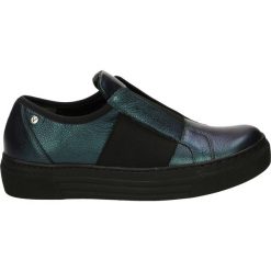 Półbuty - 1199 2065 TUR. Czarne creepersy damskie Venezia, ze skóry, sportowe. Za 199,00 zł.