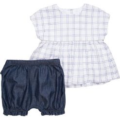 Absorba ENSEMBLE COURT PIED DANS LEAU BABY SET Szorty jeansowe bleu outremer. Niebieskie szorty jeansowe damskie marki Absorba. Za 189,00 zł.