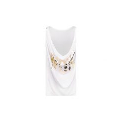 Topy na ramiączkach / T-shirty bez rękawów Patrizia Pepe 2J2116/A2YM-W103. Białe bluzki damskie Patrizia Pepe, bez wzorów, bez kołnierzyka. Za 289,00 zł.