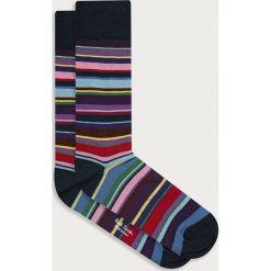 Paul Smith - Skarpetki. Niebieskie skarpetki męskie Paul Smith, bez wzorów, z elastanu. Za 99,90 zł.