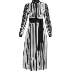 Sukienki hiszpanki: Karen Millen GRAPHIC STRIPE MIDI DRESS Sukienka koszulowa black/white